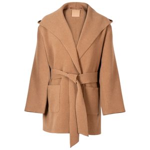 Högl luxusní vlněný kabát nougat 0-196010-2700