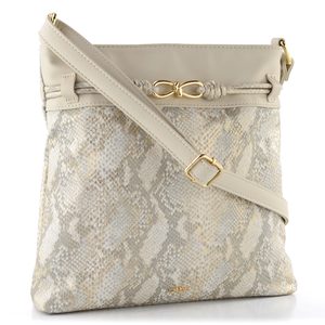 Rieker crossbody kabelka s hadinkou offwhite-gold/perle H1032-90