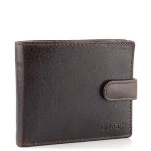 Lagen peňaženka so zápinkou tmavo hnedá 1036/T