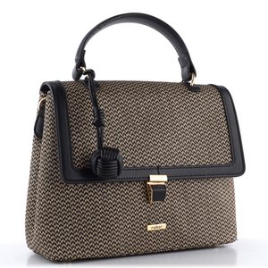 Rieker klopnová kabelka do ruky Schwarz-Natur H1606-92