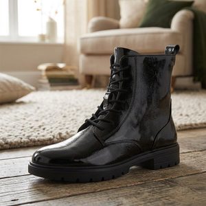 Ara šněrovací lakovaný kotník Cambridge schwarz 12-11260-11
