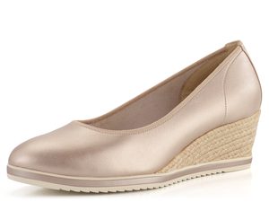 Tamaris lodičky na klínu Light gold 1-22305-42