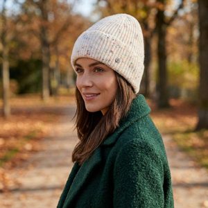 Fraas udržitelná pletená čepice marshmallow 647056-025