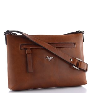 Dámská kožená crossbody kabelka cognac 2525-B-025