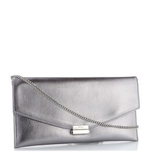 Högl metalická listová kabelka Darksilver 0-141011-7100