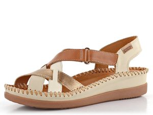 Pikolinos sandále s kríženými pásikmi Cadaques Marfil W8K-0741C2