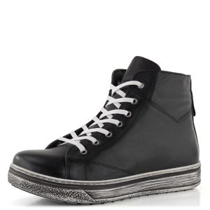 Looke čierna kožená členková obuv Joie L0641-40