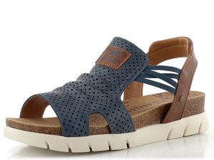 Mustang sandály s plným nártem a gumičkami navy 26M0422003