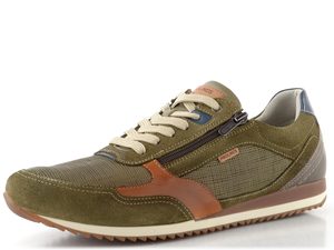 Pikolinos pánské šněrovací polobotky Liverpool kaki M2A-6292SEC1
