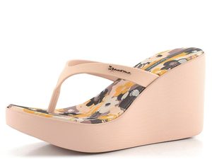 Ipanema béžové žabky na klínu High Fashion Thong Fem 83521-AQ573Z