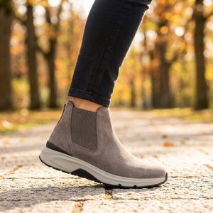 Gabor Rollingsoft semišový chelsea kotník mohair 0803.01.001