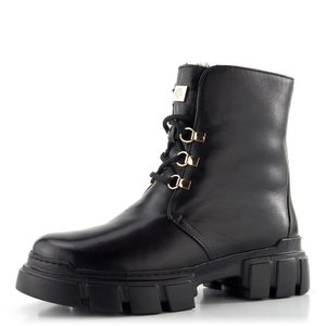 Högl šněrovací kotník na robustní podešvi černý 0-102745-0100