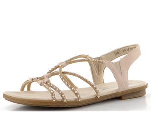 Rieker páskové sandály kupfer/rose 64270-90