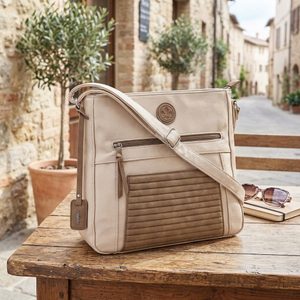 Rieker crossbody kabelka ivory/fango H1481-60