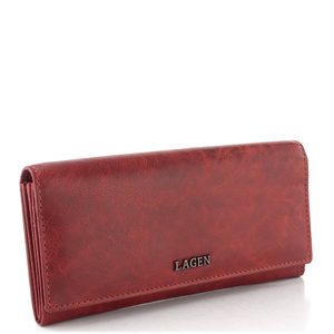 Kožená dámská peněženka velká port wine LG-7632 P