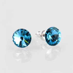 Náušnice Swarovski Elements Bermuda Blue