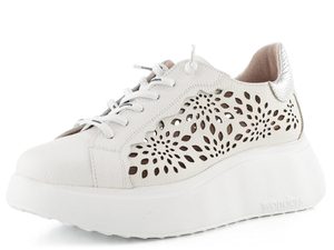 Wonders dámské propalované tenisky off/plata A-3641