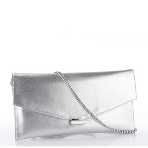 Högl metalická listová kabelka silver 1-141011-7600