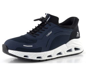Rieker Sport prozouvací tenisky na platformě tmavě modré N5257-14