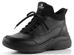 Remonte šněrovací kotník na platformě černý D6679-02