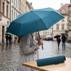 Doppler ultra lehký skládací deštník petrol modrý 7106306