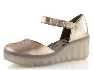 Fly London metalické lodičky na kline sahara P501305027