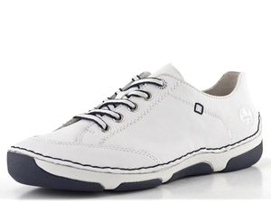 Rieker dámské šněrovací polobotky bílé 55901-80