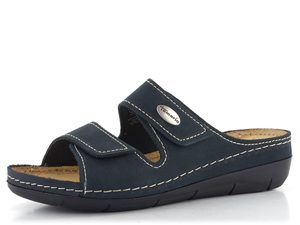 Tamaris fuzbetové pantofle navy 1-27510-41