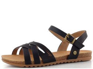 Mustang páskové sandály black 26M0162014