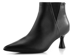 Högl elegantní kotník na štíhlém podpatku černý 8-106513