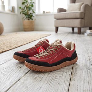Rieker široké červené/černé tenisky 52303-35