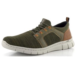 Rieker olivové pánske poltopánky B7796-54