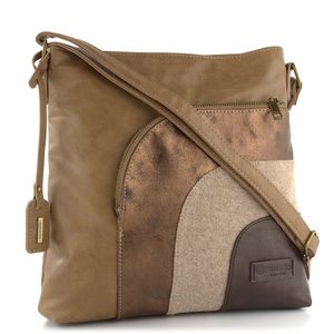 Remonte crossbody kabelka zošívaná hnedá Q0705-20