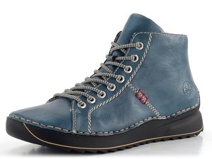 Rieker šnurovacia členková obuv modrá 71510-14