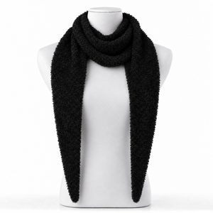 Fraas třpytivý trojcípý šátek panther black 667258-997