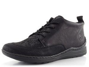 Rieker šněrovací kotník černý 48922-00