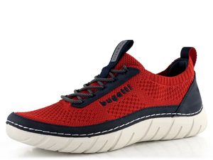 Bugatti pánské úpletové tenisky červené 321-ASM01-6950