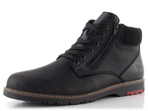 Rieker pánský kotník se zipem černý 10503-00