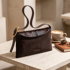 Hispanitas malá kabelka přes rameno espresso BI264925