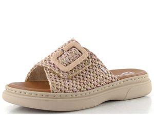 Rieker pantofle se sponou pink-multi V3053-90