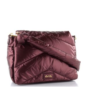 Ara prošívaná kabelka se dvěma popruhy Nele silky merlot 16-22106-95