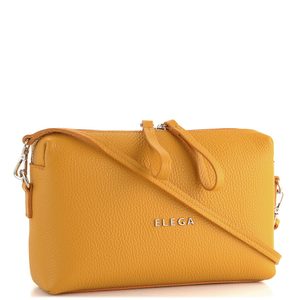 Elega crossbody malá žlutá/stříbrné kování 69287