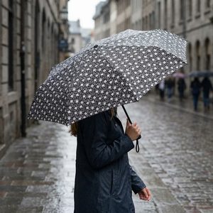 Doppler ultra lehký skládací deštník se vzorem Zero 7106505