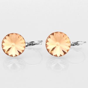 Náušnice Swarovski Elements Rivoli Light Peach