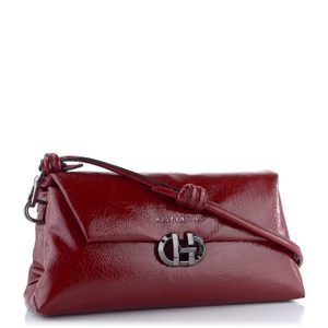 Hispanitas klopnová lakovaná kabelka wine BI254157