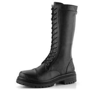 Rieker čierne čižmy so šnurovaním Y3132-00