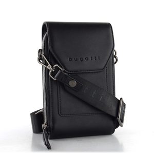 Bugatti malá crossbody kabelka/pouzdro na telefon černá 49665301
