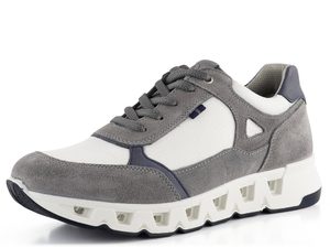 Ara širší pánské tenisky Molveno Grey/Offwhite/Blue 11-30101-22