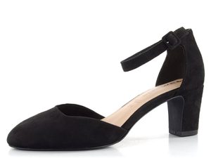 Tamaris lodičky s členkovým pásikom Black 1-24412-41