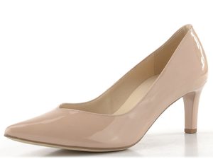 Högl lakované lodičky nude 0-176704-1800